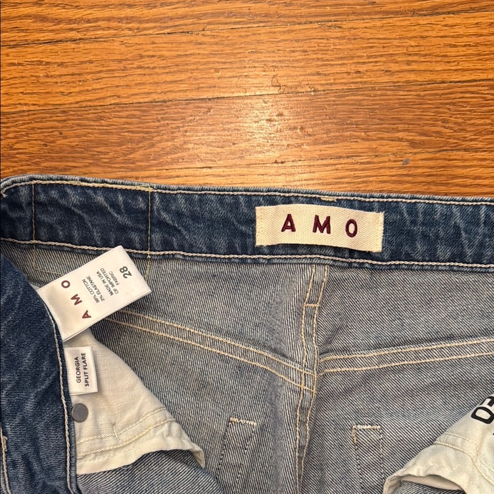 AMO Blue Denim Jeans - Picture 2 of 3